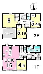 一宮市木曽川町　2号棟　新築戸建