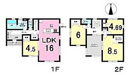 一宮市木曽川町　1号棟　新築戸建