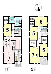一宮市木曽川町黒田IV　A棟　新築戸建
