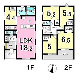 各務原市川島緑町三丁目　2号棟　新築戸建