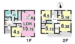 羽島市正木町新井第2 2号棟 新築戸建