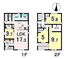 各務原市第2川島小網町　3号棟　新築戸建