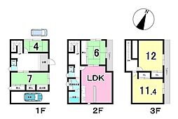 羽島郡笠松町友楽町 中古戸建
