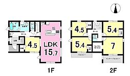 岐阜市茶所駅　1号棟　新築戸建