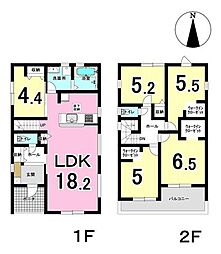 岐阜市南鶉5丁目　1号棟　新築戸建