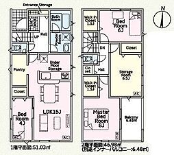 各務原市那加宮浦町　第1　2号棟　新築戸建