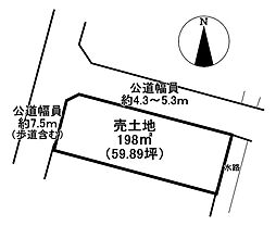 羽島郡笠松町北及　売土地