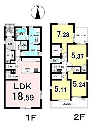 岐阜六条東　2号地　新築戸建