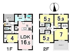 岐阜市第5高田　2号棟　新築戸建