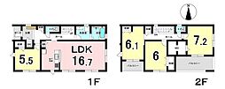 岐阜市中鶉三丁目　1号棟　新築戸建
