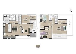 岐阜市鶉小　3号棟　新築戸建