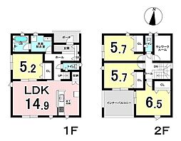 羽島郡岐南町八剣北　1号棟　新築戸建