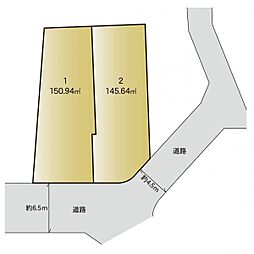 戸塚区戸塚町　建築条件付き売地　全2区画　1区画　1区画