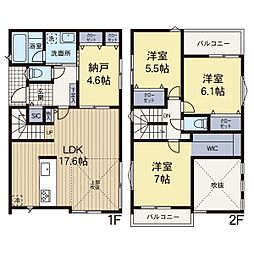 鎌倉市津西2丁目　新築分譲住宅　全2棟　Ｂ号棟　Ｂ号棟