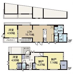 茅ヶ崎市松風台　新築分譲住宅　全2棟　Ｂ号棟　Ｂ号棟