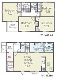 大和市上和田　新築分譲住宅　全9棟　5号棟　5号棟