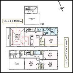 緑区寺山町　新築分譲住宅　全3棟　1号棟　1号棟