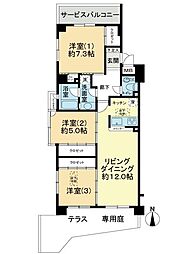 ダイアパレスリバ−サイド府中是政