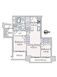 レジデンスタワー上本町