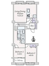 中津リバーサイドコーポＤ棟