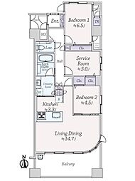 ディークラディア本町Ｗｅｓｔ