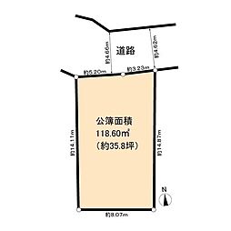 豊中市上野西二丁目　古家付き土地