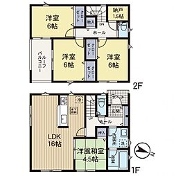 瀬谷区下瀬谷2丁目　新築分譲住宅　全3棟　1号棟　1号棟