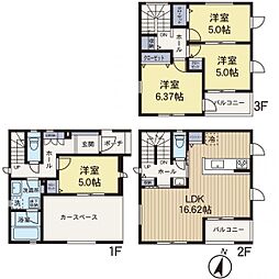 藤沢市湘南台4丁目 新築戸建て 全2棟 2号棟 2号棟