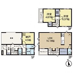 西区東久保町　新築分譲住宅　全3棟　Ｂ号棟　Ｂ号棟