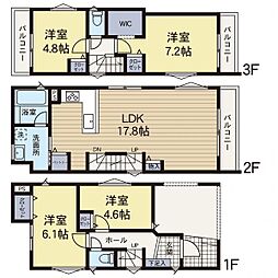 西区西戸部町2丁目　新築分譲住宅　全2棟　1号棟　1号棟