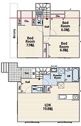 栄区亀井町　新築分譲住宅　全2棟　2号棟　2号棟