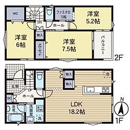南区清水ヶ丘　新築分譲住宅　全3棟　Ｃ号棟　Ｃ号棟