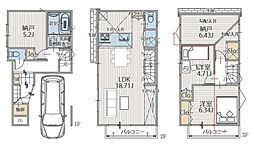 中区本牧間門　新築分譲住宅　全8棟　2号棟　2号棟