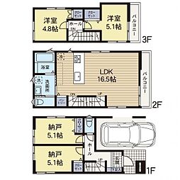 金沢区釜利谷東1丁目　新築分譲住宅　全2棟　1号棟　1号棟