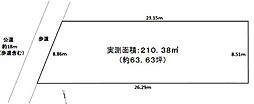 戸塚区品濃町　建築条件なし売地