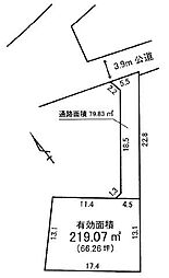 那珂郡東海村白方字富士ノ腰1752番18より分割