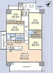 アネージュ大みかグラスタ　11階 1101