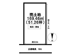 各務原市蘇原旭町1丁目 売土地 51.26坪 蘇原駅 歩6分