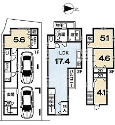京都市山科区小山北林町の一戸建て