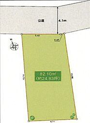 茅ヶ崎市菱沼1丁目　建築条件無し　売地