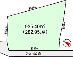 水戸市柳河町　282．95坪　売地