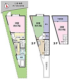 東新小岩3丁目　借地権付き中古戸建