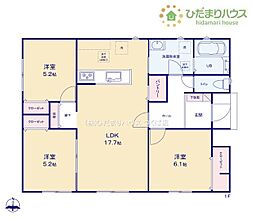 取手市青柳23-1期　新築戸建　3号棟