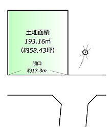 金剛沢2丁目　建築条件なし