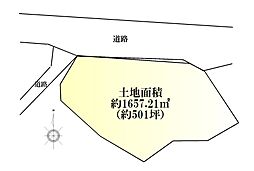 登米市迫町北方字永田　建築条件なし