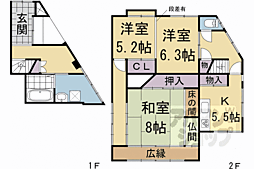 京都市左京区下鴨中川原町の一戸建て