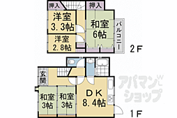 京都市左京区北白川瓜生山町の一戸建て