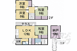 京都市左京区静市市原町の一戸建て