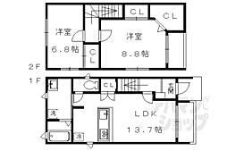 京都市左京区下鴨南芝町の一戸建て