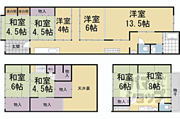 京都市北区衣笠北天神森町の一戸建て